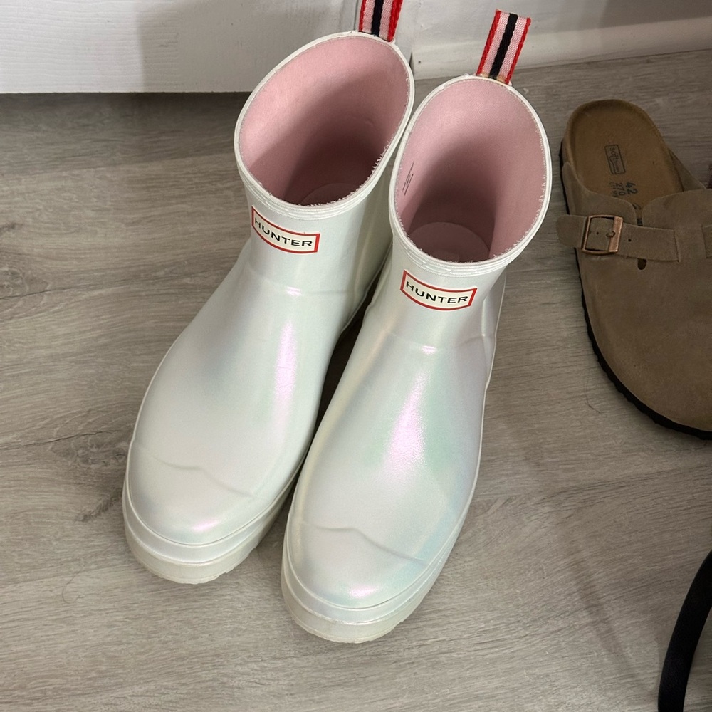 Hunter Nebula Iridescent boots